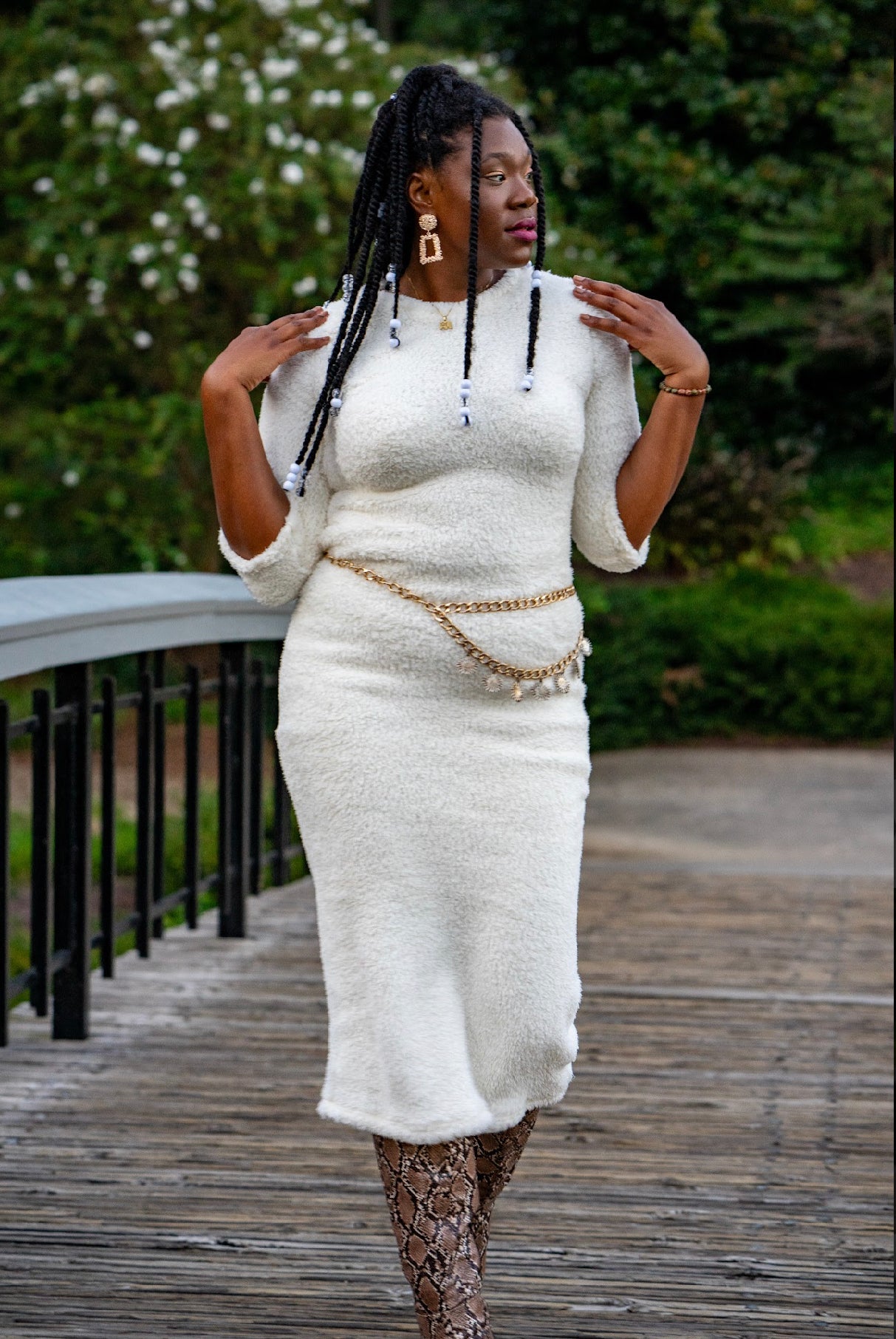 Fluffy Sweater Maxi