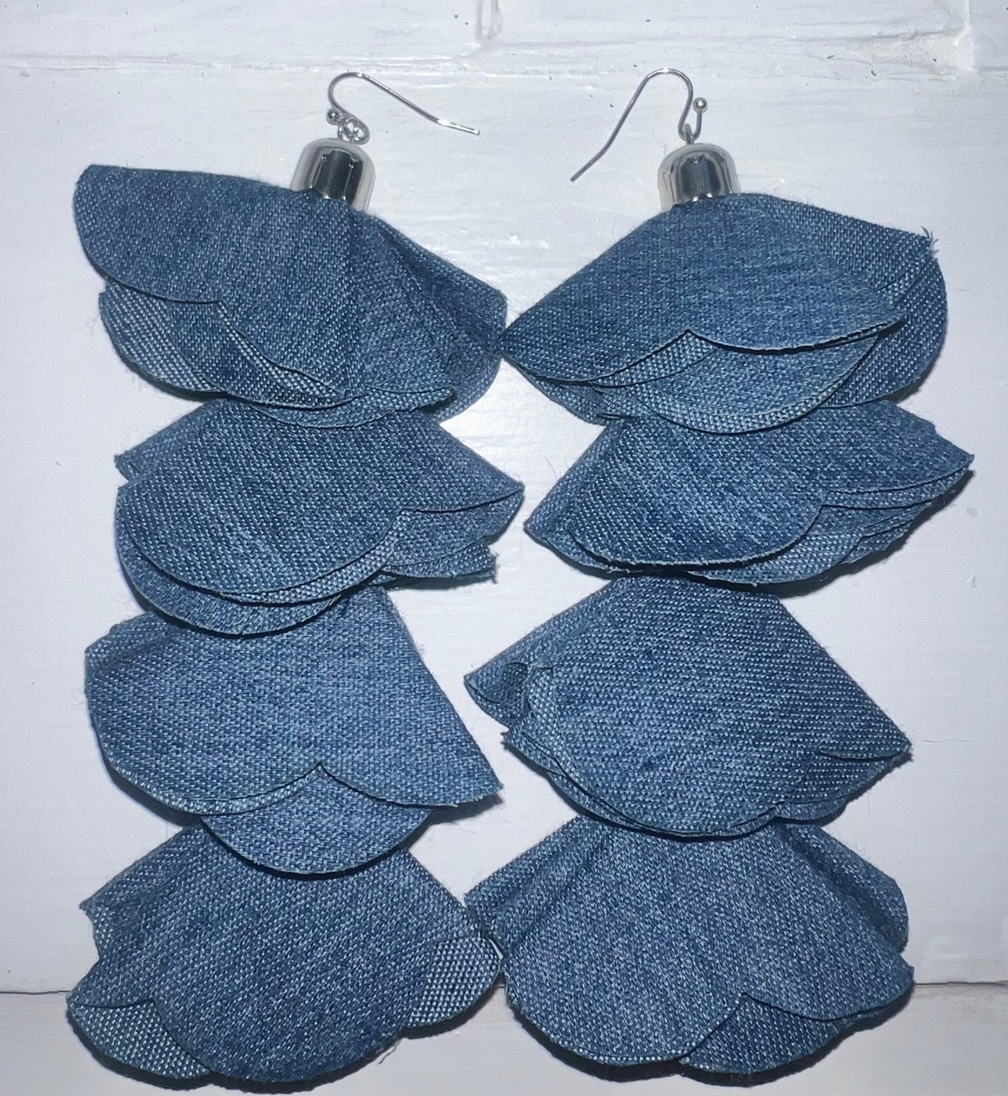 Denim Flowers | Earrings